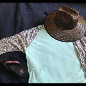 Lularoe Randy 3x lovely mint blue/green